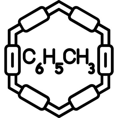 Kimyasal matara ikonu. Beyaz arkaplanda izole edilmiş web tasarımı için özet kimyasal matara vektör simgesi
