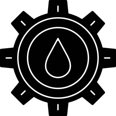 Bir güneş paneli simgesinin vektör düşüşü