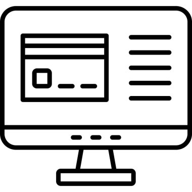 Web simgesi, vektör illüstrasyonu