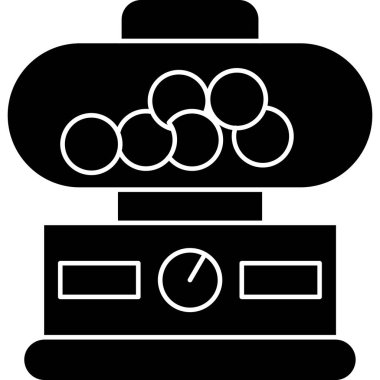 Yemek. Web simgesi basit illüstrasyon