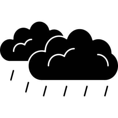 bulut hava ikonu resim vektör çizimi tasarımı