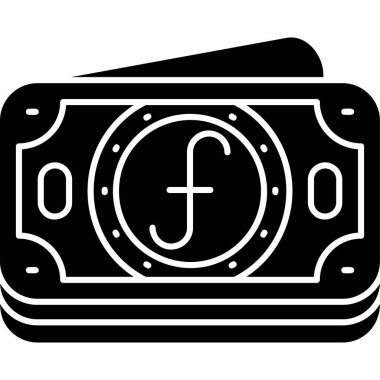 para cüzdanı simgesi, basit tasarım