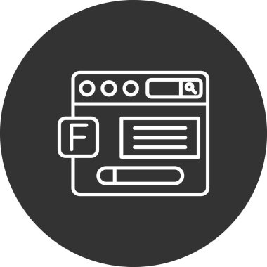 seo modern simgesinin vektör illüstrasyonu