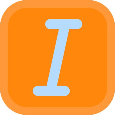 Harf simgesi, vektör illüstrasyonu