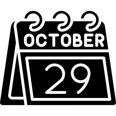 29 Ekim takvimi ve 23 Ekim ikonu