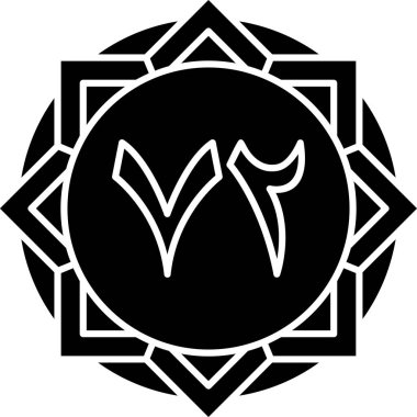 Güzel bir süsün vektör çizimi