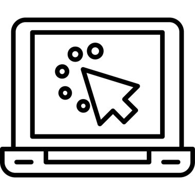 Kolayca değiştirebilen ya da düzenleyebilen internet vektör simgesi