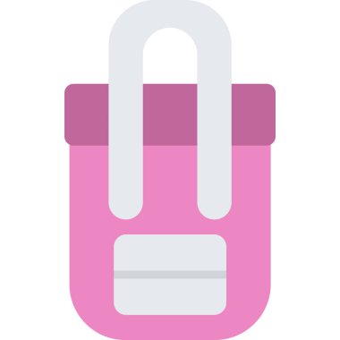 Asma kilit. Web simgesi basit illüstrasyon