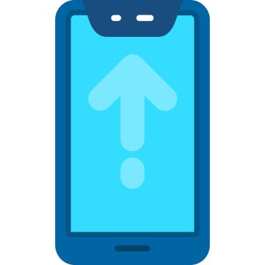 - Telefon. Web simgesi basit illüstrasyon