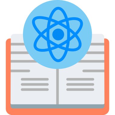 Bilim yassı vektör simgesi