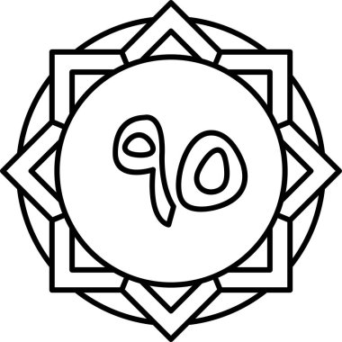 Bir çelengin vektör illüstrasyonu