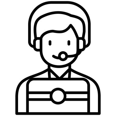 avatar boy simge vektör illüstrasyon