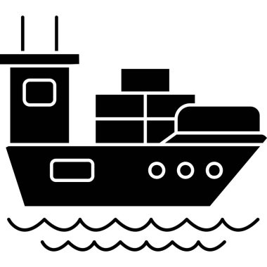 kargo konteynırı simgesi gönderiliyor