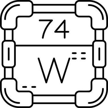 Bir b simgesinin vektör illüstrasyonu