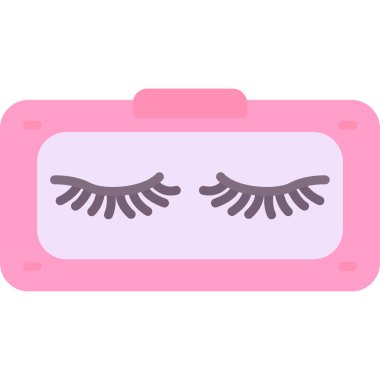 Göz kirpikleri, vektör, resimleme