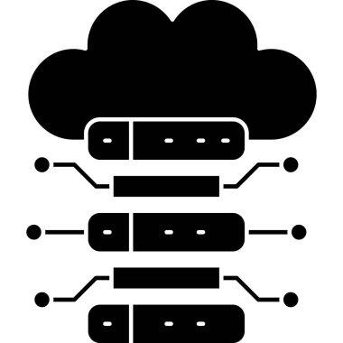 ağ veri simgesi, vektör illüstrasyonu