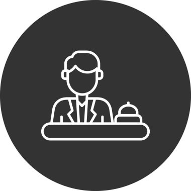 İş adamı. Web simgesi