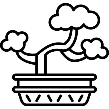 Bahçe. Web simgesi basit illüstrasyon