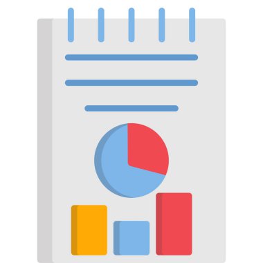 veri tablosu düz simge, vektör, illüstrasyon