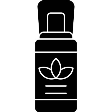 Bir şişe parfüm ikonu, taslak biçimi