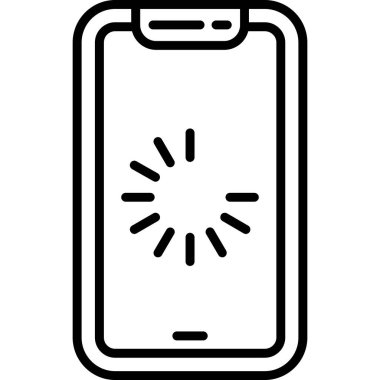 Telefon ikonu. Beyaz arkaplanda izole edilmiş web tasarımı için telefon vektör simgesi