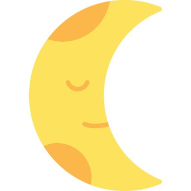 Tatlı bir çizgi film uydusunun vektör çizimi