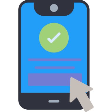 cep telefonu vektör simgesi