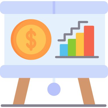 grafik çizelgesi vektör simgesi