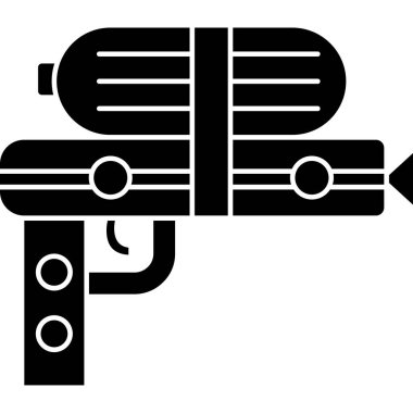 Silah. Web simgesi basit illüstrasyon