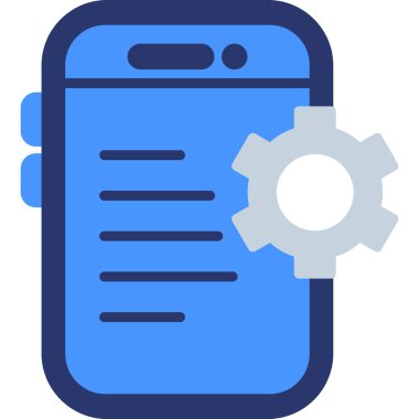 - Telefon. Web simgesi basit illüstrasyon