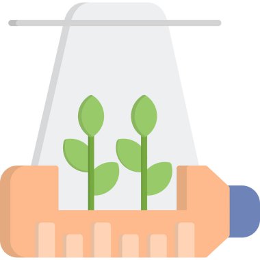 Bahçe araçları ikon vektör illüstrasyonu