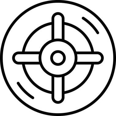 Hedef. Web simgesi basit illüstrasyon