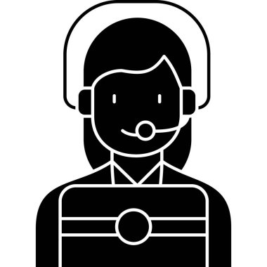 kız avatar çizgi film tasarımı, vektör illüstrasyonu 10 grafiklik