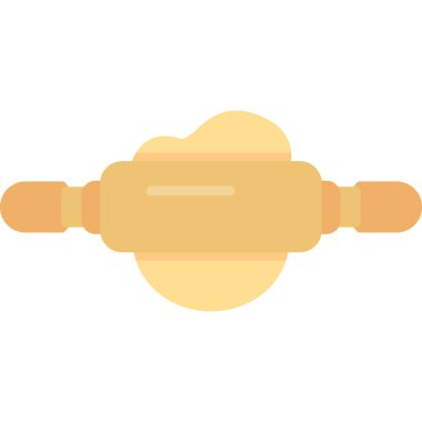 düz renk retro karikatür bir çan