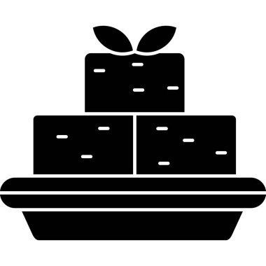 kutu simgesi, vektör illüstrasyonu