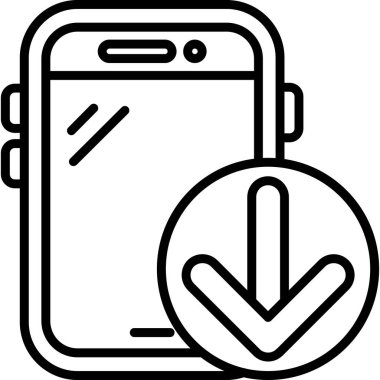 uygulama telefon mobil simgesi