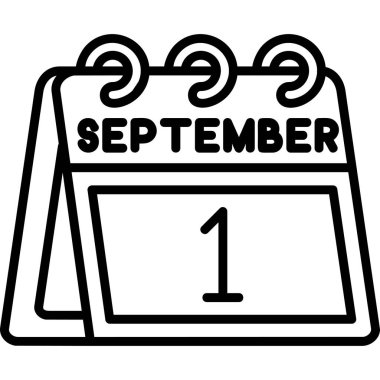 10 Eylül - Takvimin bir takvim simgesi