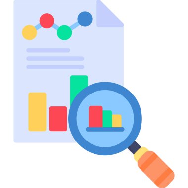 analitik analiz iş simgesi - taslak biçimi