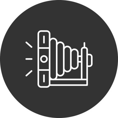 kamera simgesi vektör illüstrasyonu