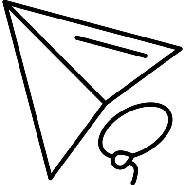 ok simgesi, satır simgesi, vektör illüstrasyonu