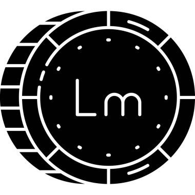 Para birimi kripto para birimi simgesi ana hat biçiminde