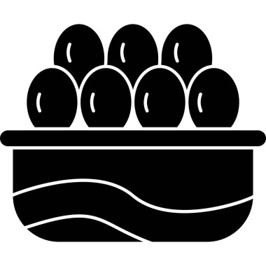 Yumurta yuva simgesi, basit tarzı