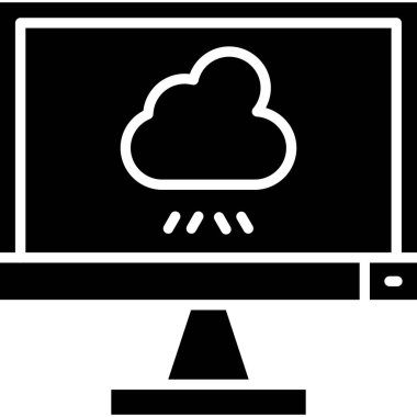 Bilgisayar kategorisinde bilgisayar bulut simgesi