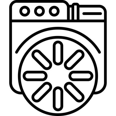 yemek ikonu, basit vektör illüstrasyonu