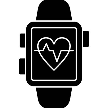 Akıllı saat simgesi, basit stil