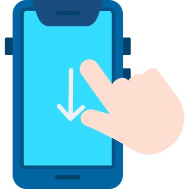 Akıllı telefon. Web simgesi basit tasarım