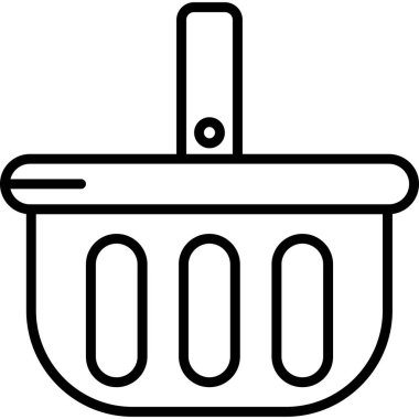 Mutfak çatal bıçak simgesi taslak biçiminde