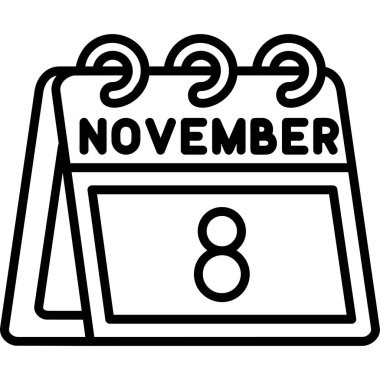 Takvim işareti simgesini, vektör çizim