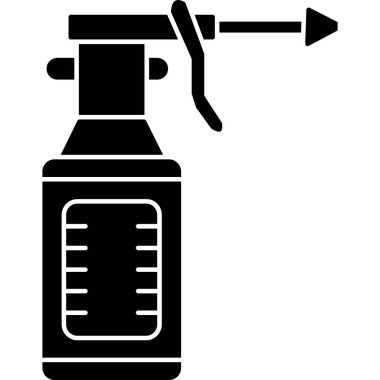 şişe sprey simgesi, basit stil