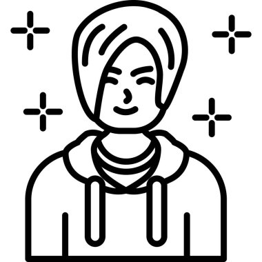 Avatar kadın doktor simgesi